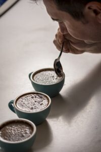 Kaffee cupping taste