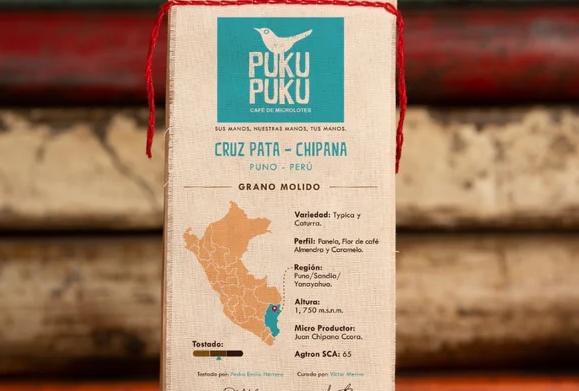 Produktfoto Kaffee aus Peru Puku Puku